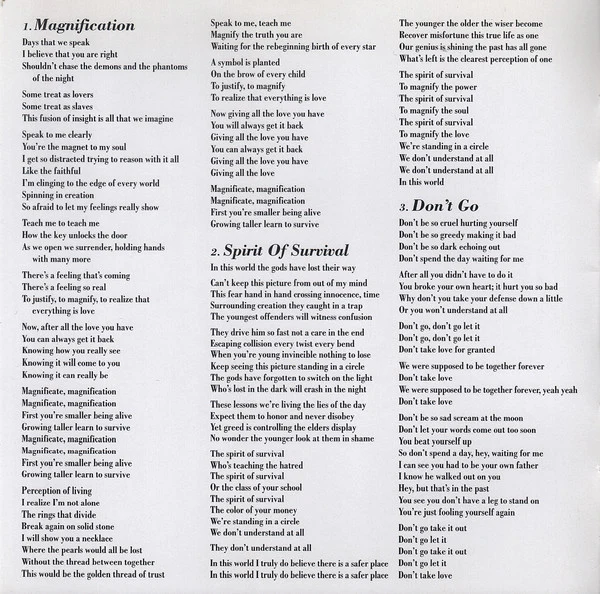 Yes - Magnification (HDCD, Album) - Image 4