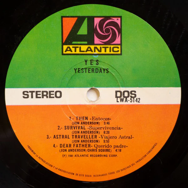 Yes - Yesterdays (LP, Comp, RE) - Image 4