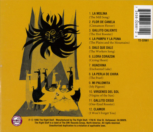 Yma Sumac - Fuego Del Ande (CD, Album, RE) - Image 2