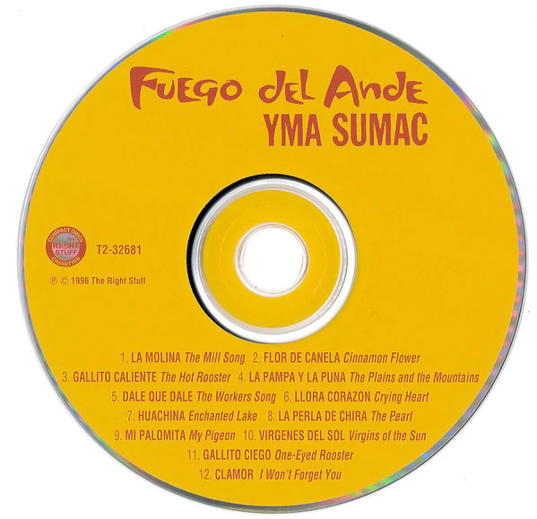 Yma Sumac - Fuego Del Ande (CD, Album, RE) - Image 3