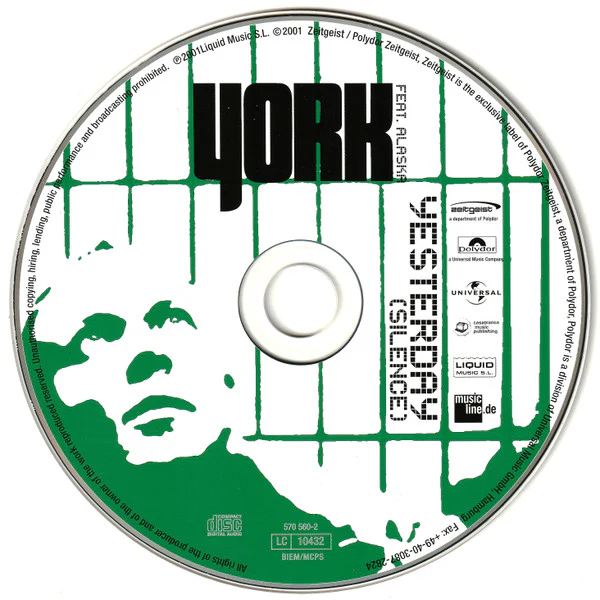 York Featuring Alaska - Yesterday (Silence) (CD, Maxi) - Image 5
