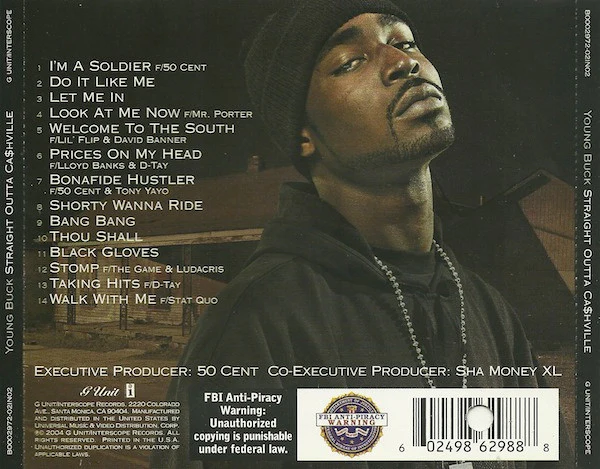 Young Buck - Straight Outta Ca$hville (CD, Album) - Image 2