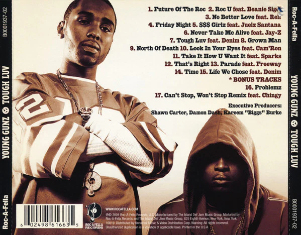 Young Gunz - Tough Luv (CD, Album) - Image 2