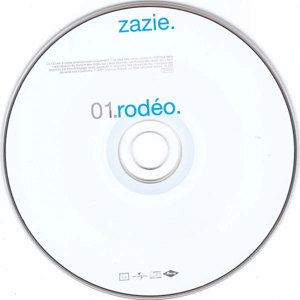 Zazie - Rodéo (CD, Single, Promo) - Image 5