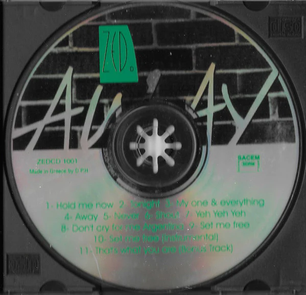 Zed.* Featuring Carol Saar* - Away (CD, Album) - Image 3