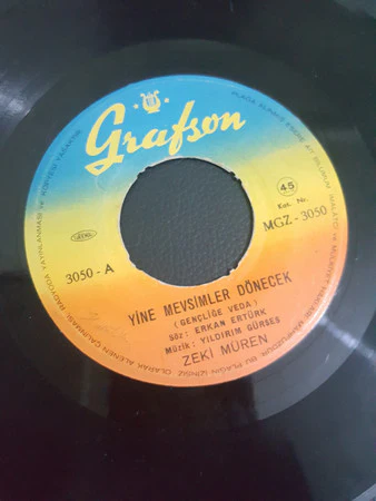 Zeki Müren - Yine Mevsimler Dönecek / Köhne Meyhane (7", Single)