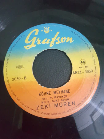 Zeki Müren - Yine Mevsimler Dönecek / Köhne Meyhane (7", Single) - Image 2