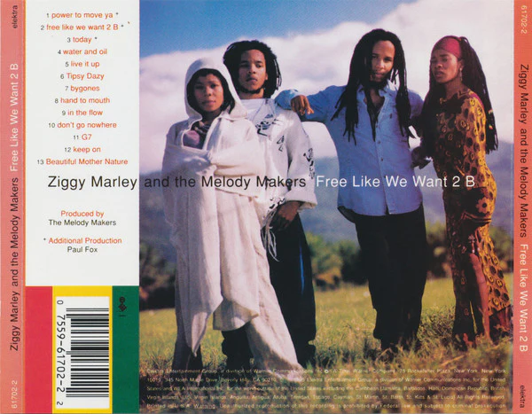Ziggy Marley And The Melody Makers - Free Like We Want 2 B (CD, Album) - Image 2