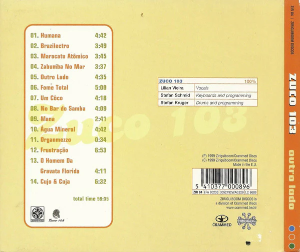 Zuco 103 - Outro Lado (CD, Album, Dig) - Image 2