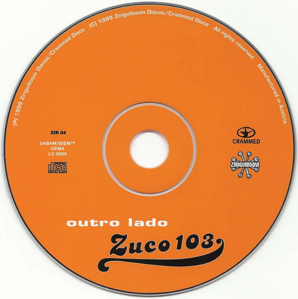 Zuco 103 - Outro Lado (CD, Album, Dig) - Image 3
