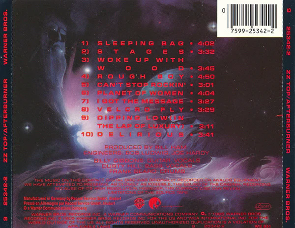 ZZ Top - Afterburner (CD, Album, RE, RP) - Image 2