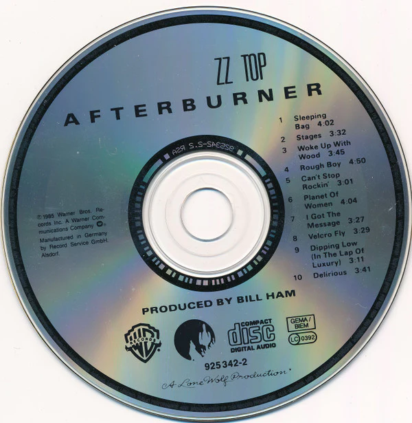 ZZ Top - Afterburner (CD, Album, RE, RP) - Image 3
