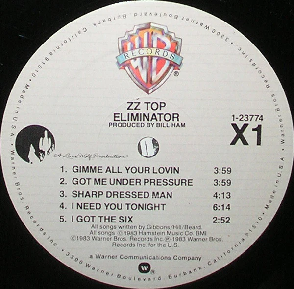 ZZ Top - Eliminator (LP, Album, Jac) - Image 3