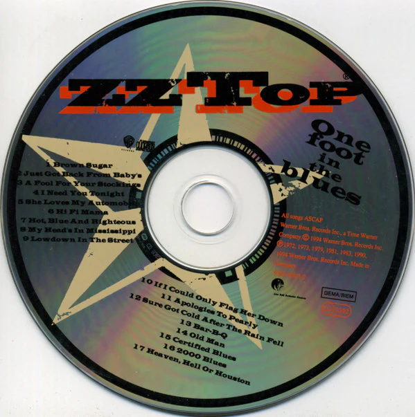 ZZ Top - One Foot In The Blues (CD, Comp, RP) - Image 3