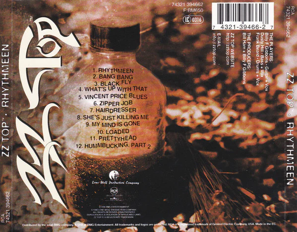 ZZ Top - Rhythmeen (CD, Album) - Image 2