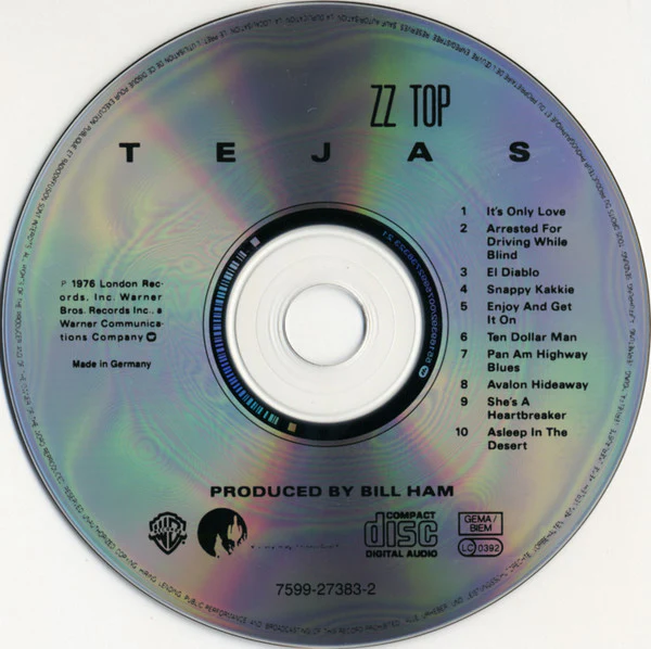 ZZ Top - Tejas (CD, Album, RE) - Image 3