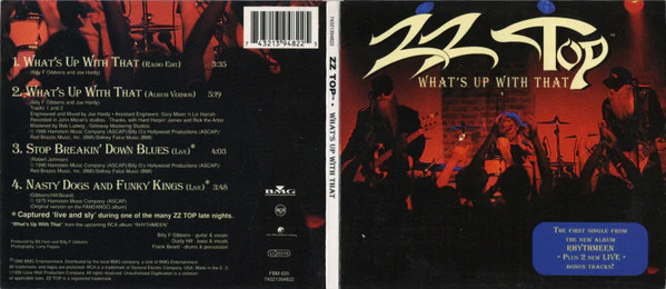ZZ Top - What's Up With That (CD, Single, Dig) - Image 2